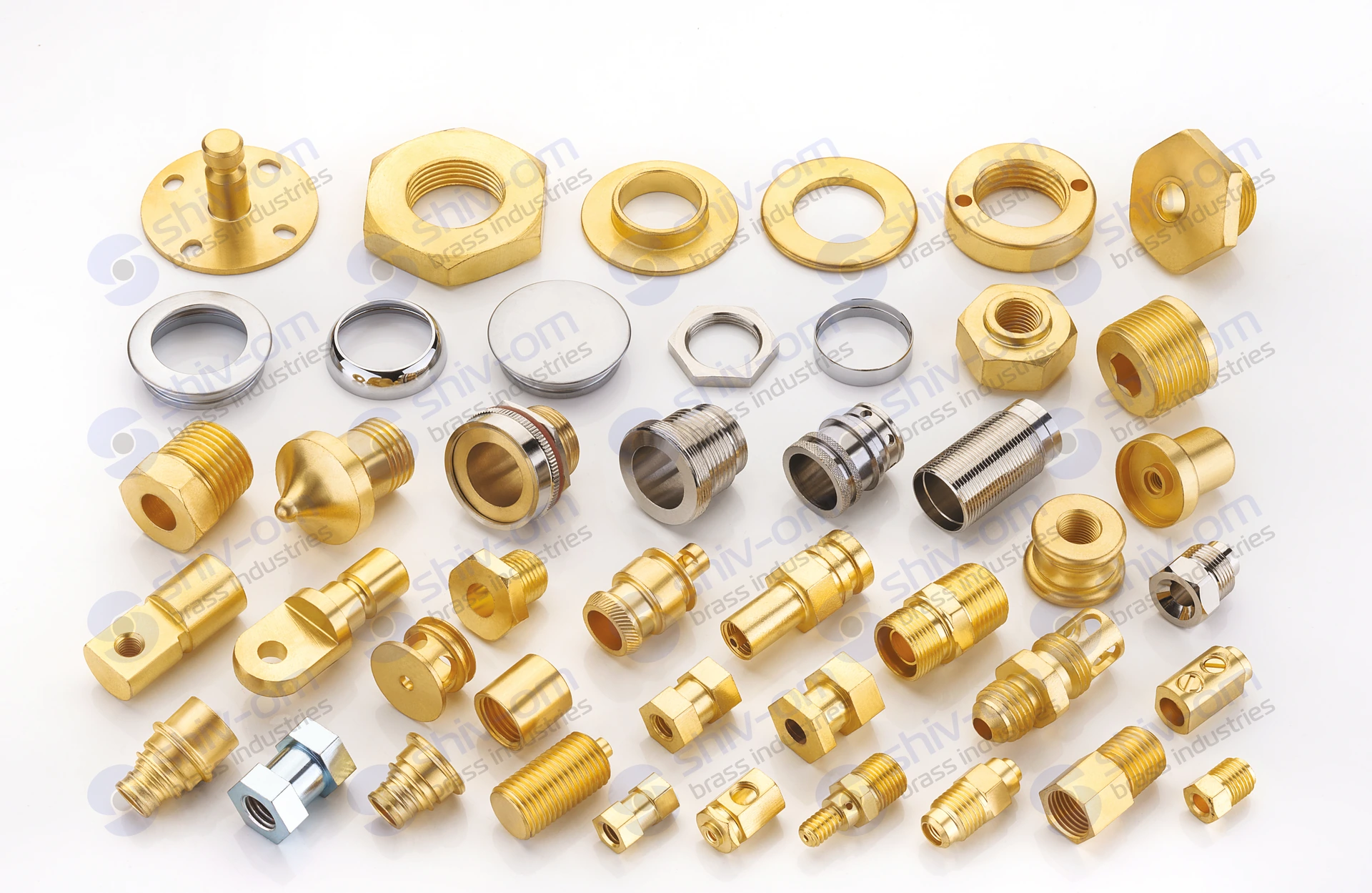 Precision brass turned components manufactured in India for OEM applications