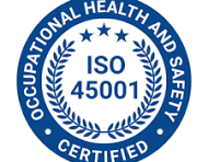 ISO 45001 certification logo, Shiv Om E-Tec India Private Limited