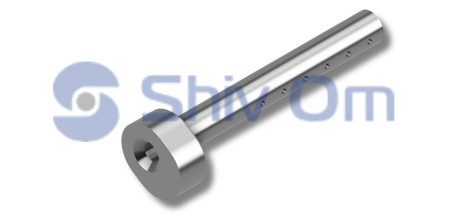 Auto stainless steel CNC machined shaft component