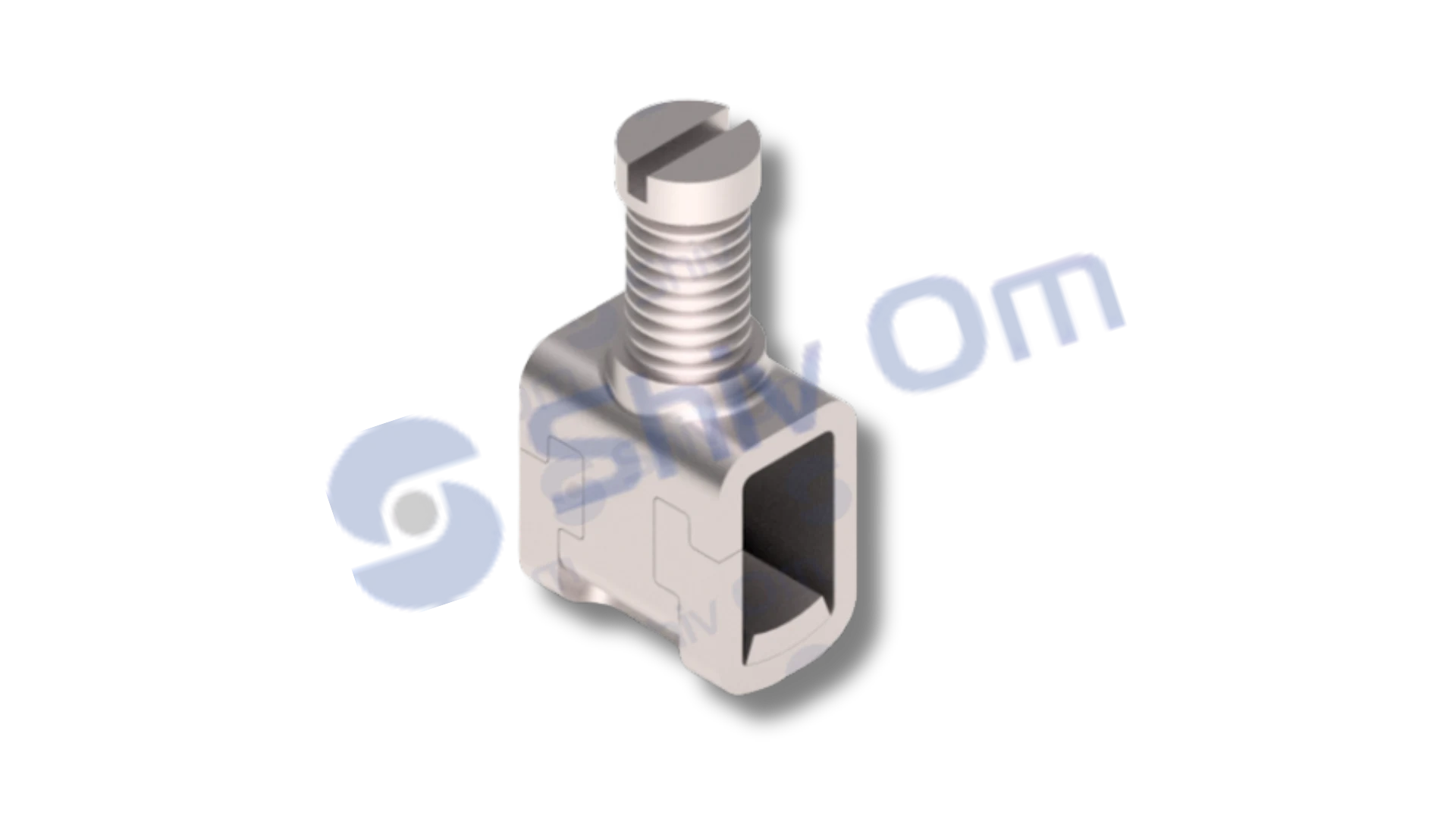 Brass screw terminal block for electrical panel wiring and distribution