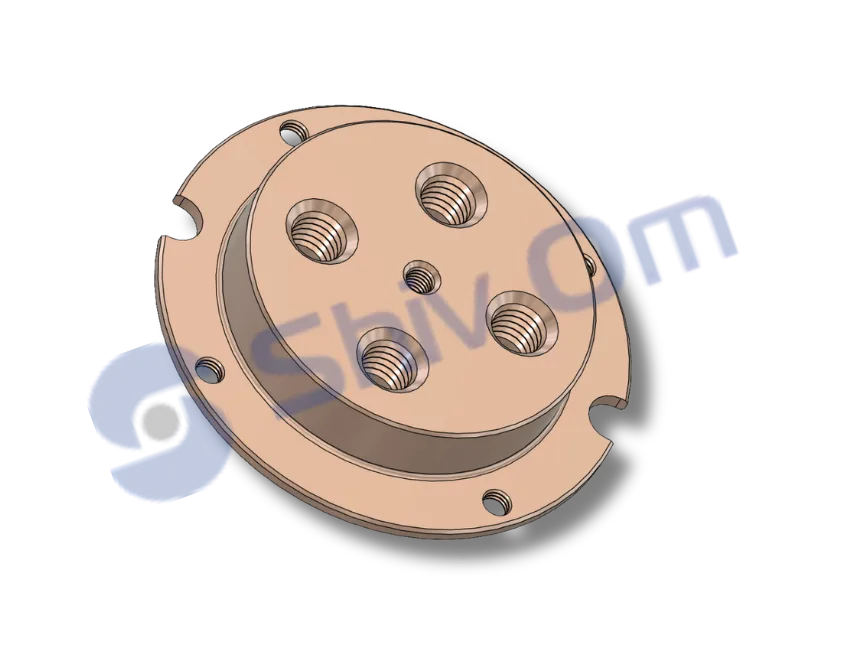 Brass stamped contact disc for electrical switch applications