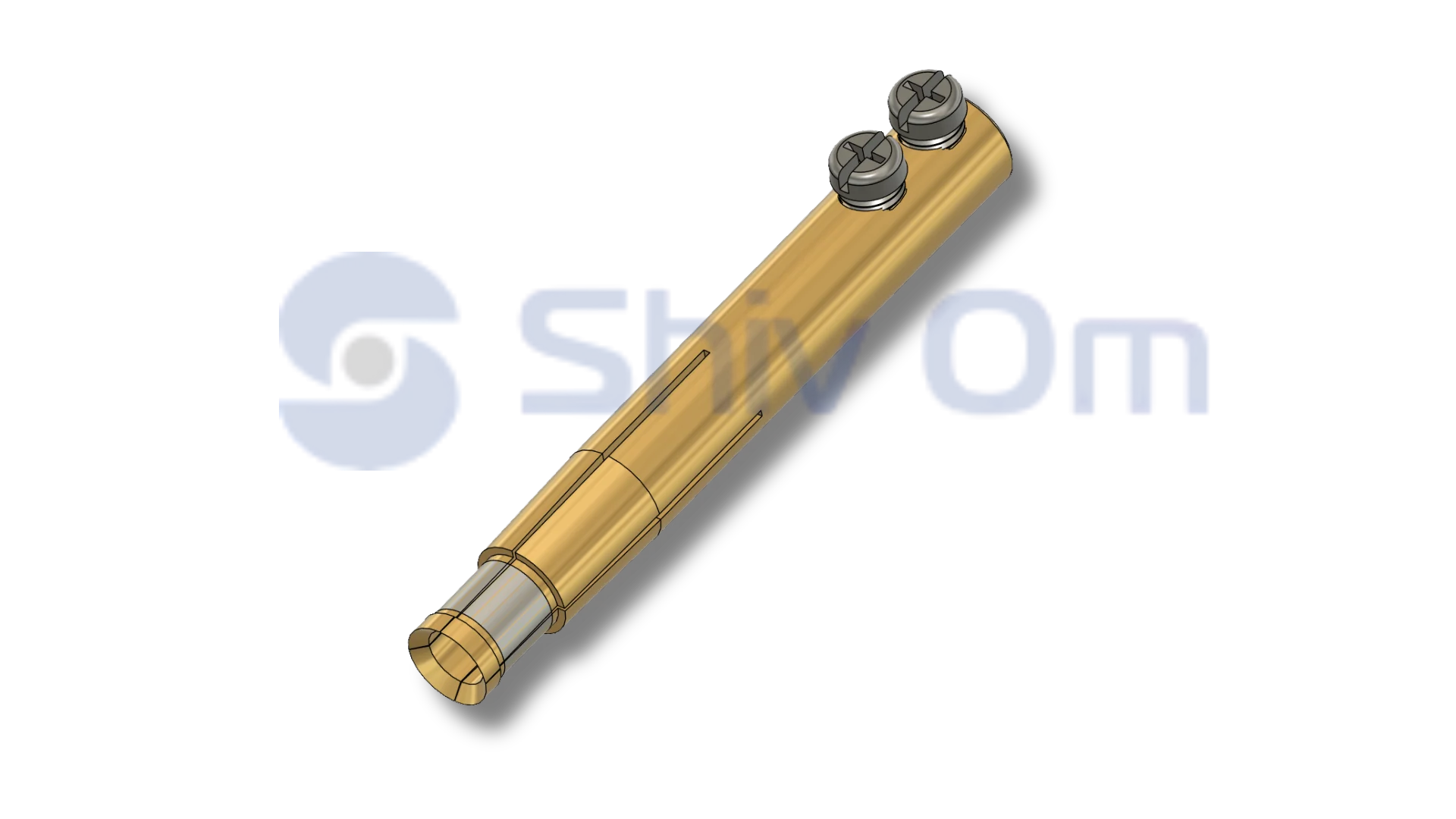 Brass turned electrical pin set for connector applications