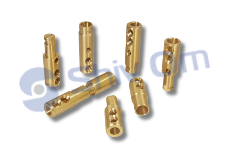 Camlock brass contact connectors for precision electrical connection systems