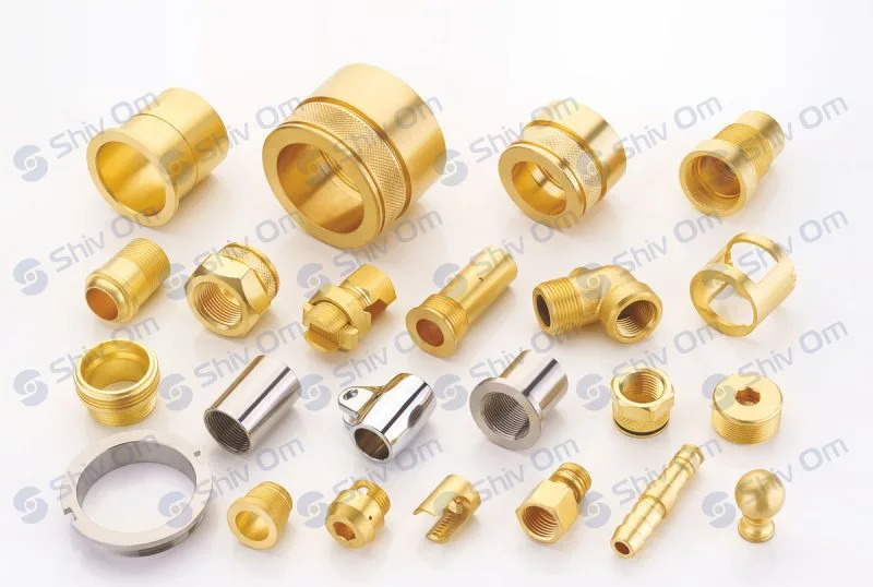 Precision CNC machined brass components for industrial, electrical, automotive, and engineering applications