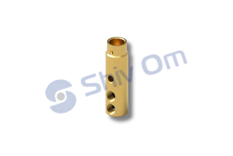Industrial brass camlock pin for secure connector locking and electrical systems