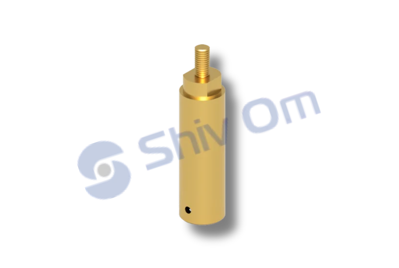 Mini brass camlock connector for compact electrical and industrial equipment applications