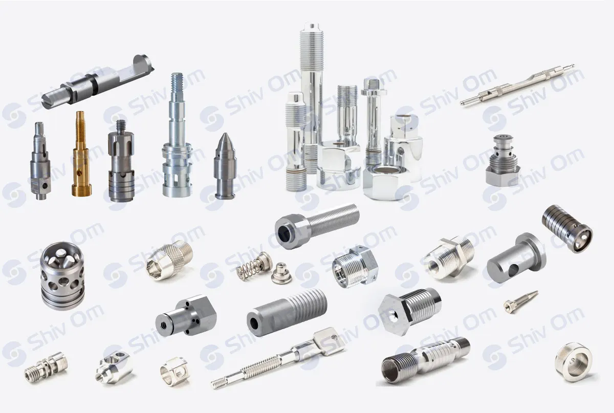 Precision automobile components manufacturer in India offering CNC-machined automotive parts, custom metal fittings, shafts, connectors, and turned components for vehicle applications