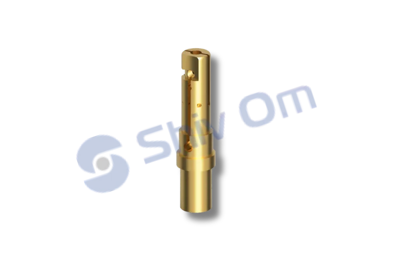 Precision camlock male connector for electrical and industrial connector assemblies