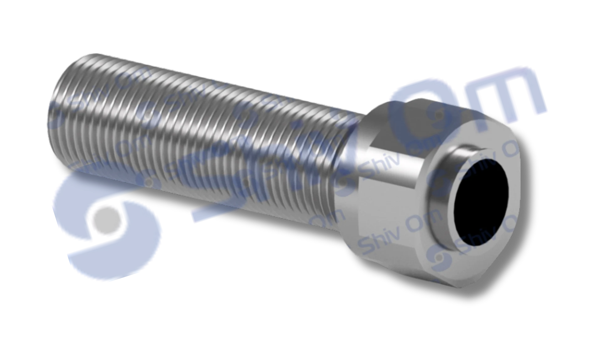 Precision stainless steel CNC turned component for industrial engineering