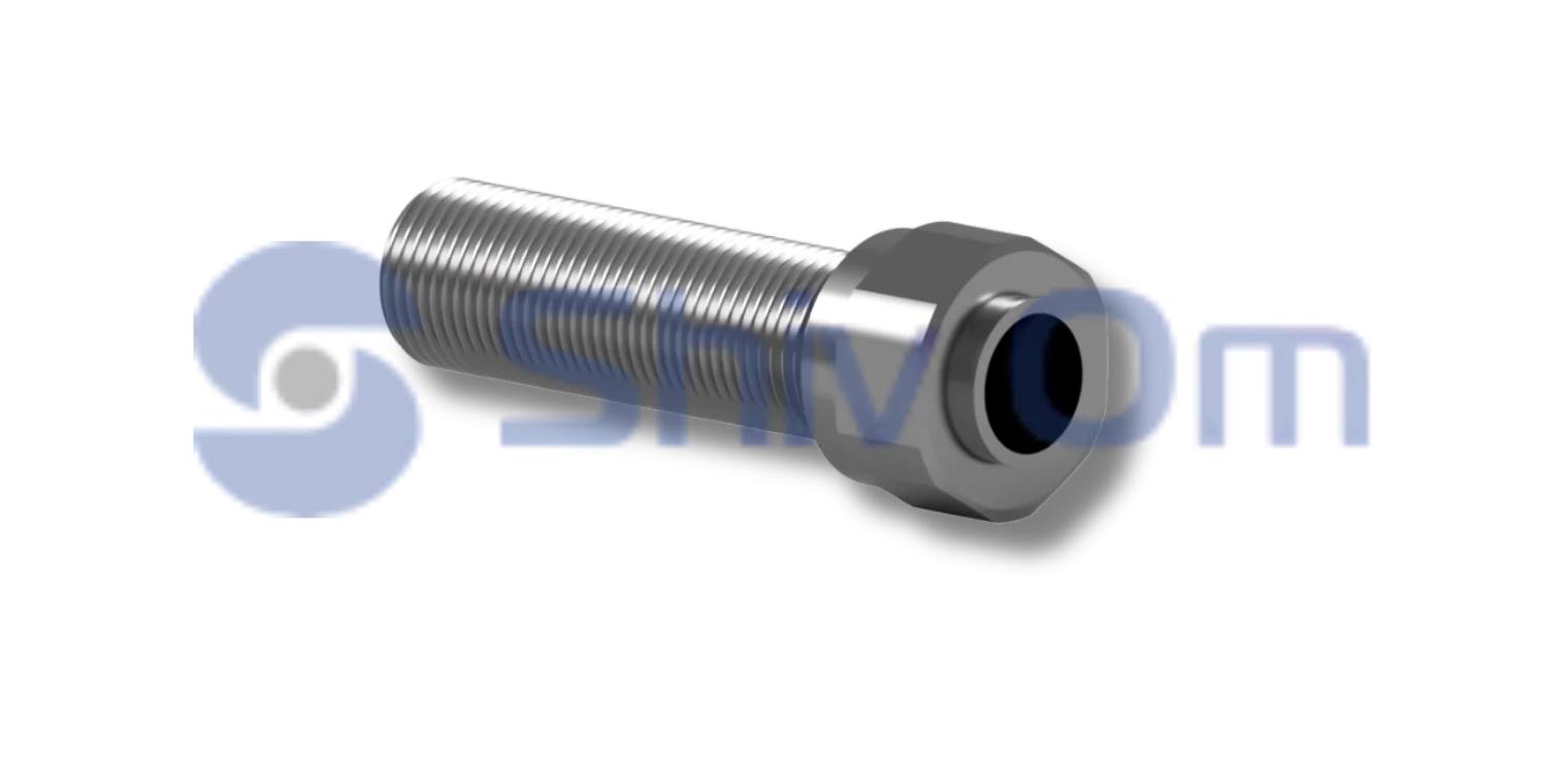 Precision CNC turned stainless steel hex socket cap screw