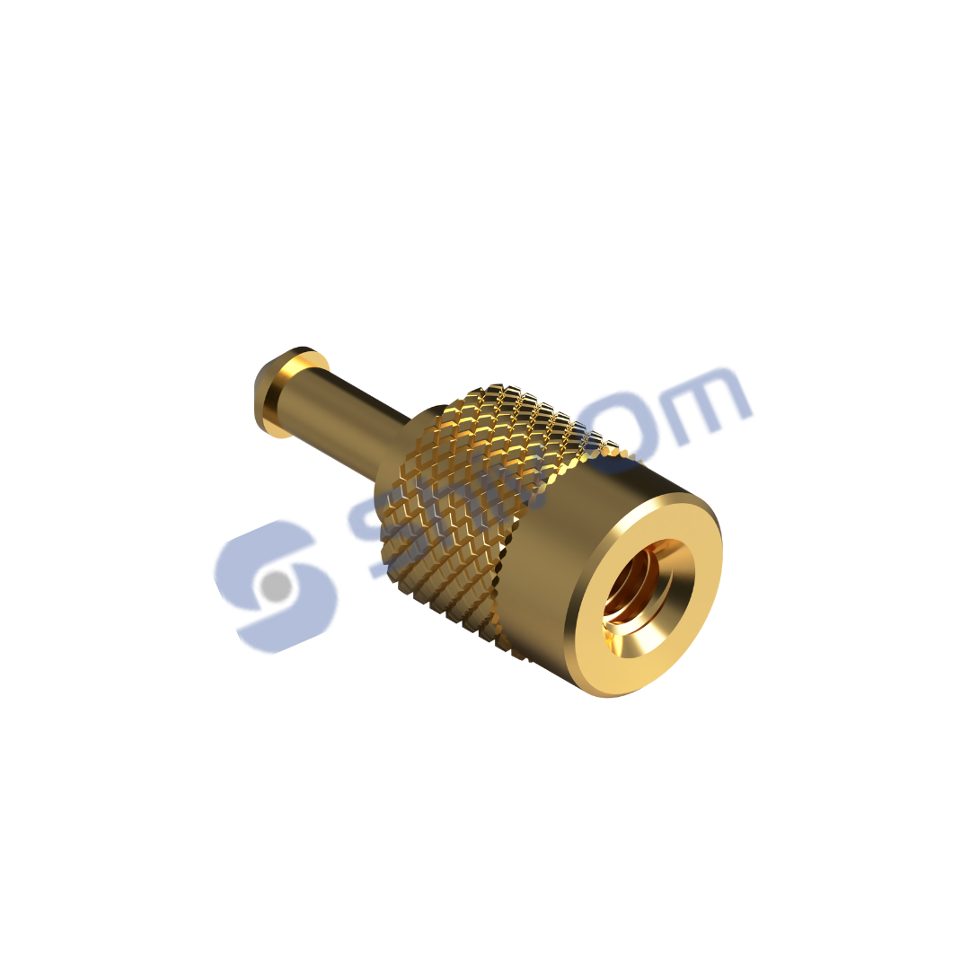Miniature machined brass part