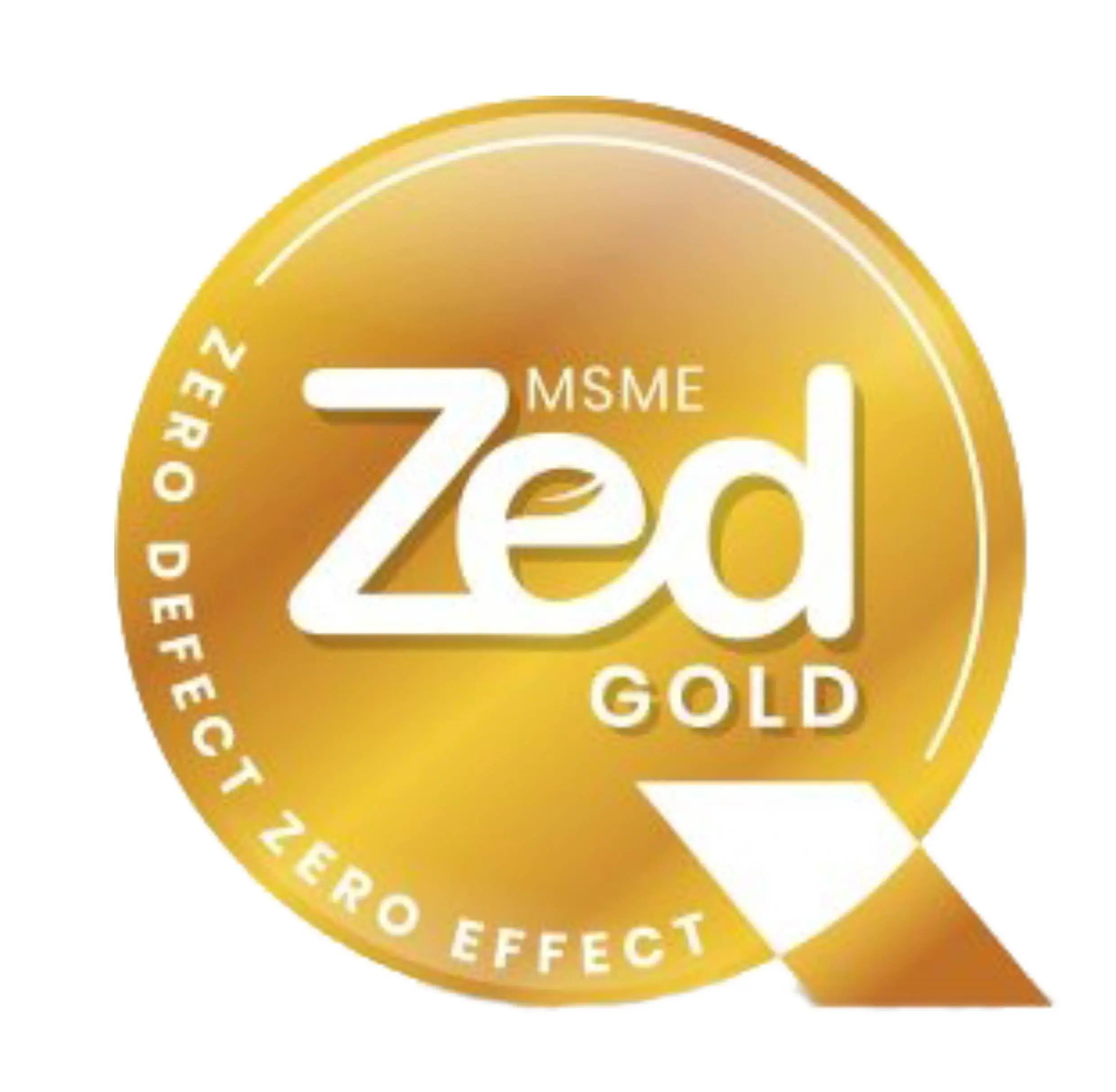 ZED Gold MSME certification logo, Shiv Om E-Tec India Private Limited