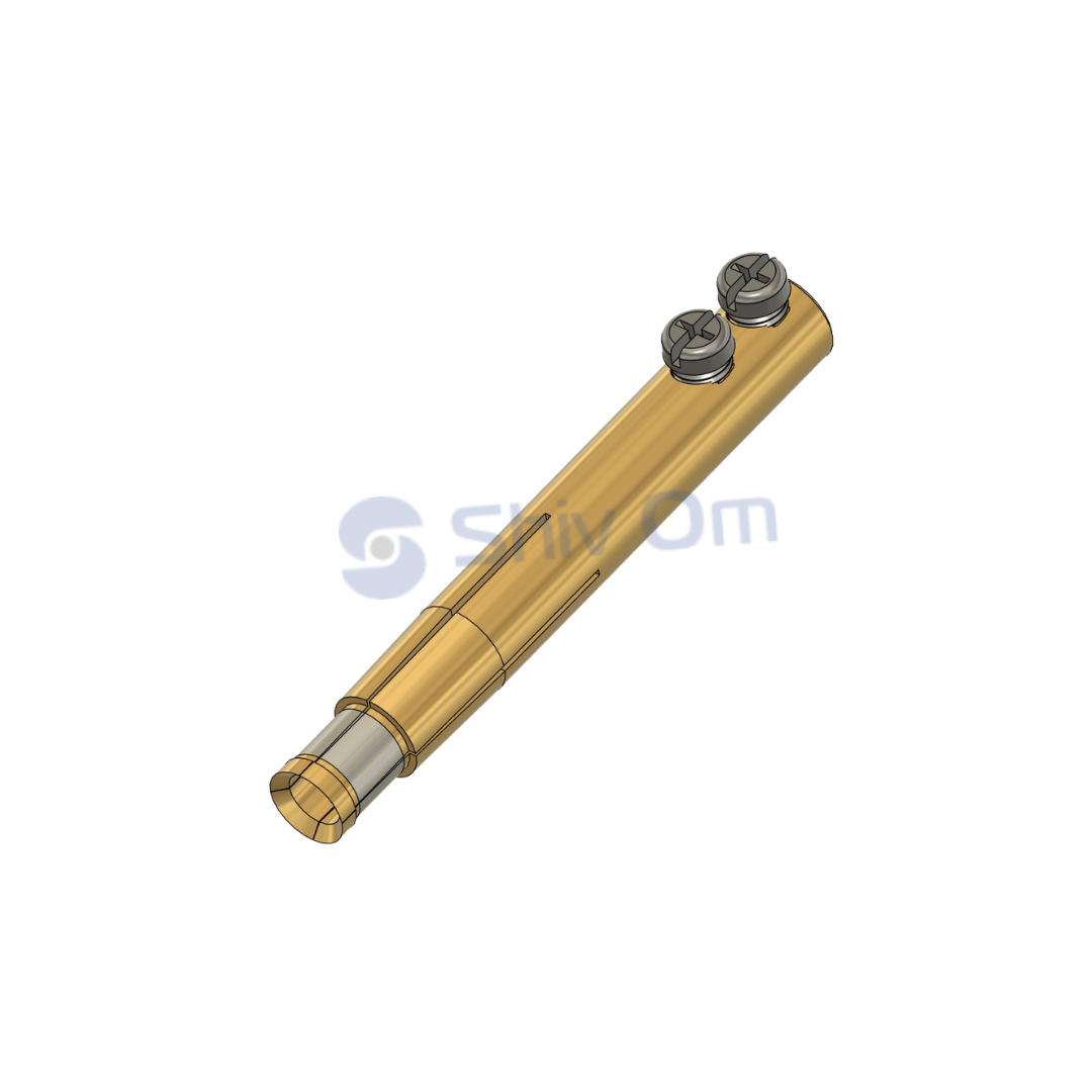 Close-up precision machined electrical component